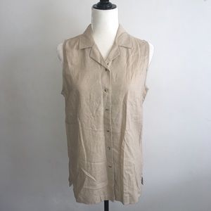 Stephanie Rogers Linen Top
